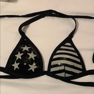 Victoria’s Secret PINK sequin bikini top size M
